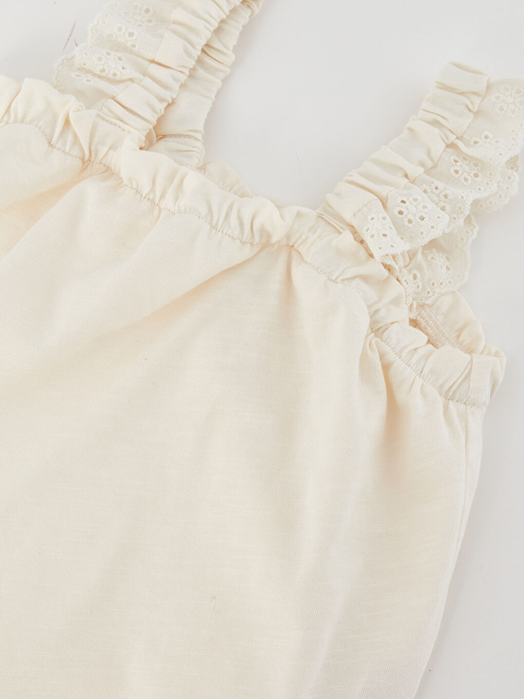 بلوزة وبنطلون بنت بياقة مربعة - طقم 2 قطع-3