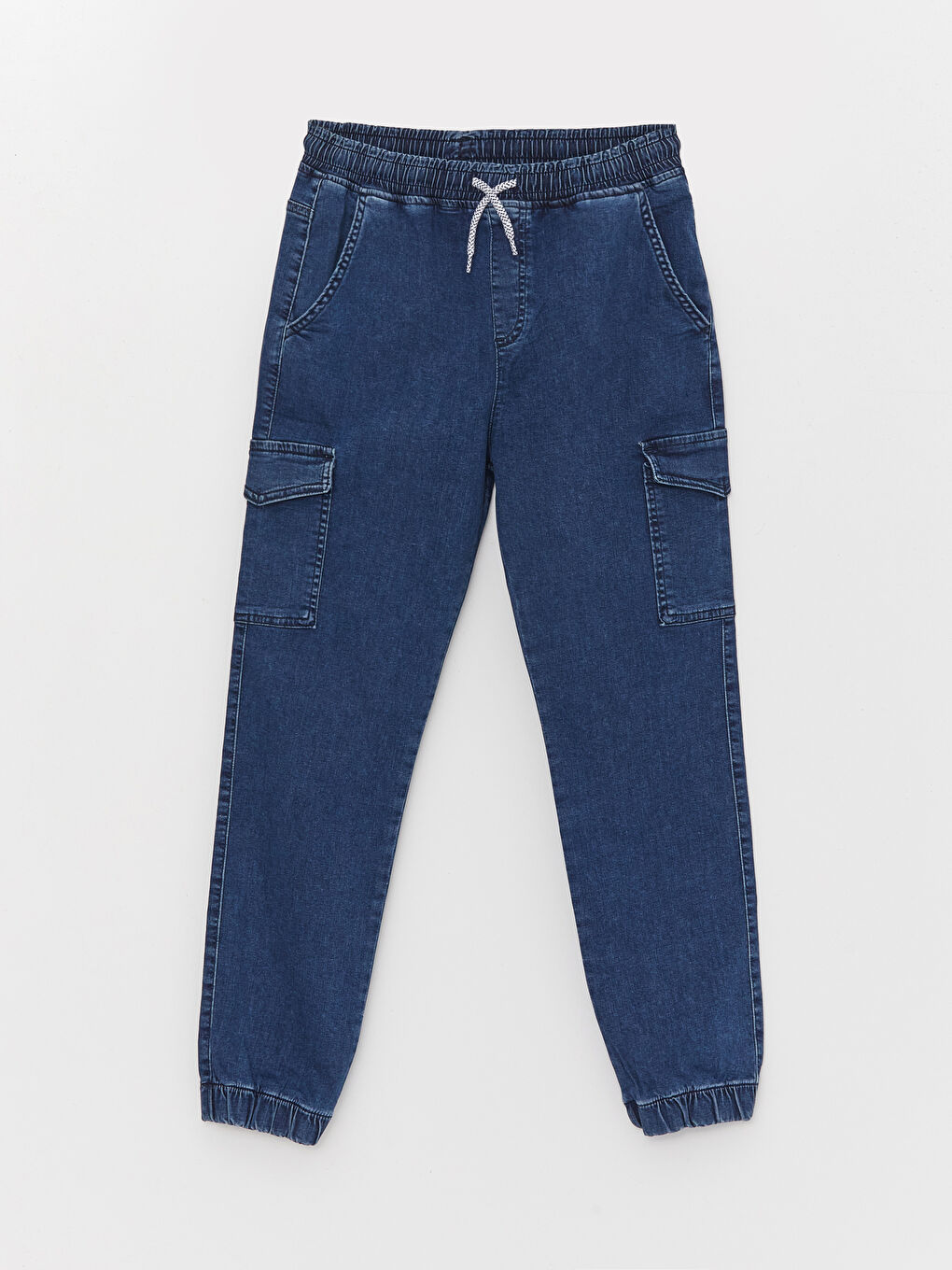 Relaxed Fit Elastic Waist Boys' Jean Jogger Pants