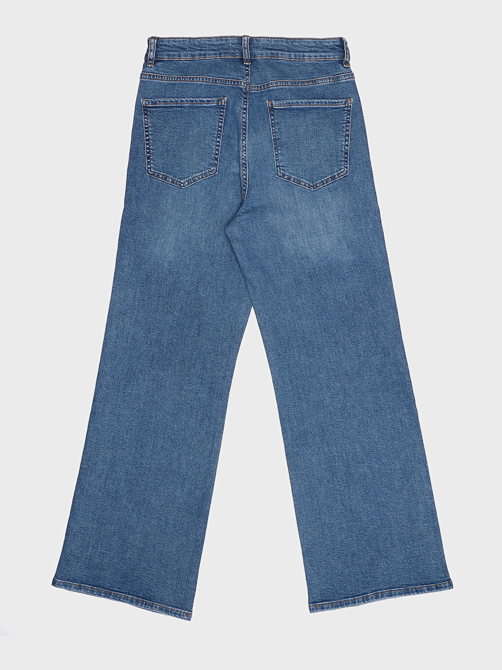 High Waisted Wideleg Women's Jeans-2