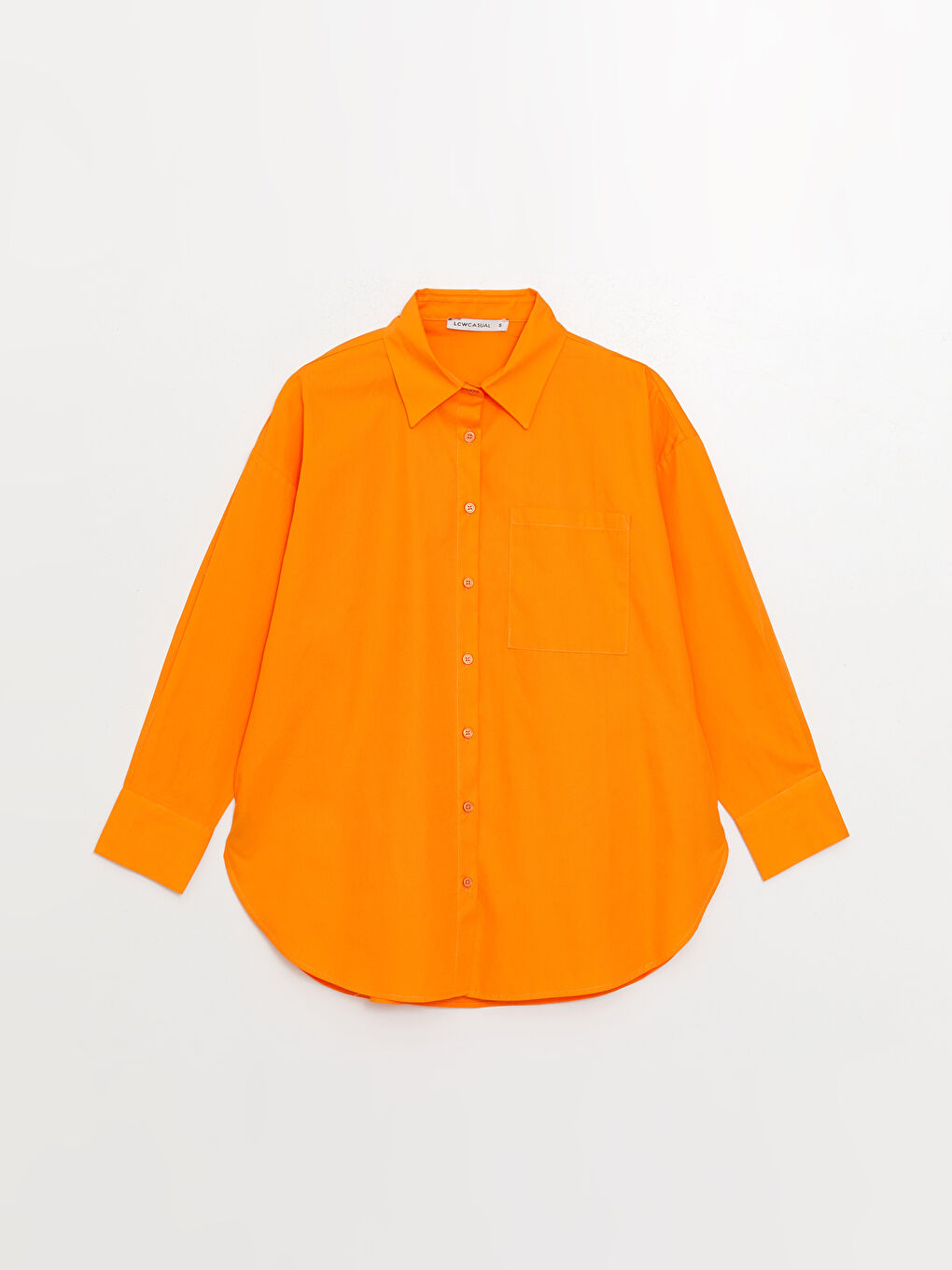 قميص نساء بوبلين أوفرسايز-5