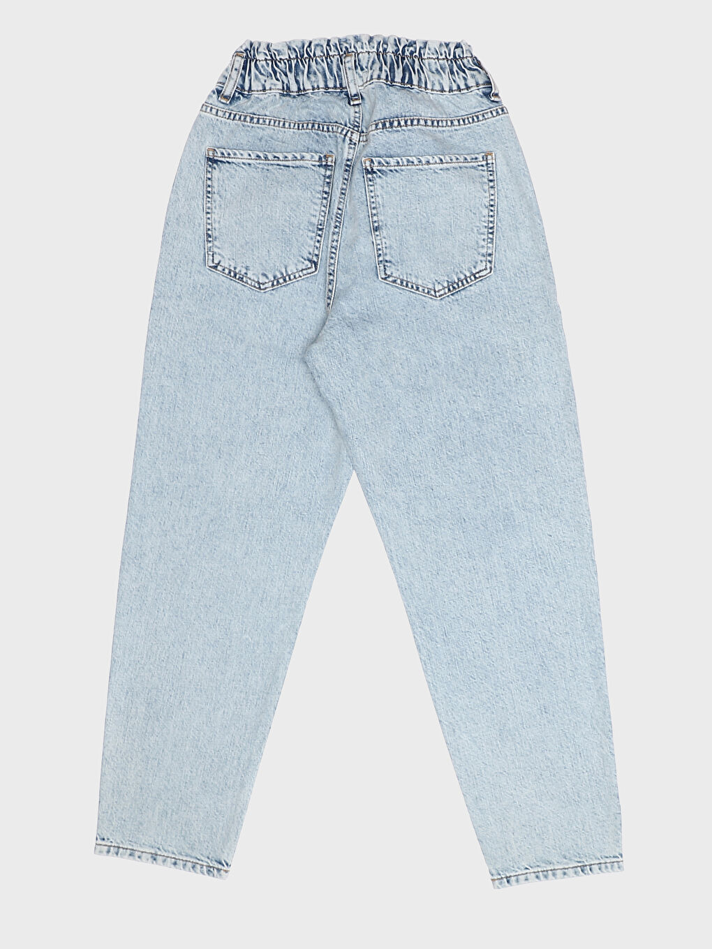 جينز بخصر مرن وقصّة مريحة للسيدات-1