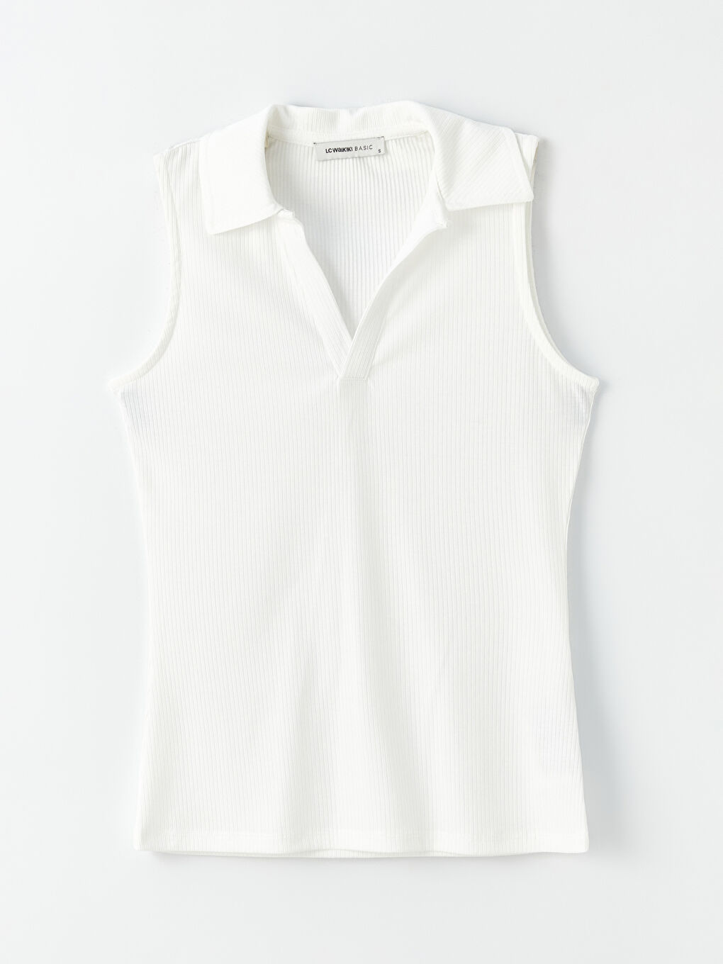 LCWAIKIKI Basic Damen Rollkragen Schlichtes Tanktop -S3JG42Z8-R9J