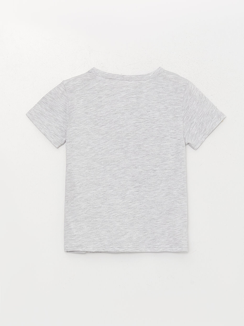 Gri Bisiklet Yaka Erkek Bebek Tişört-4