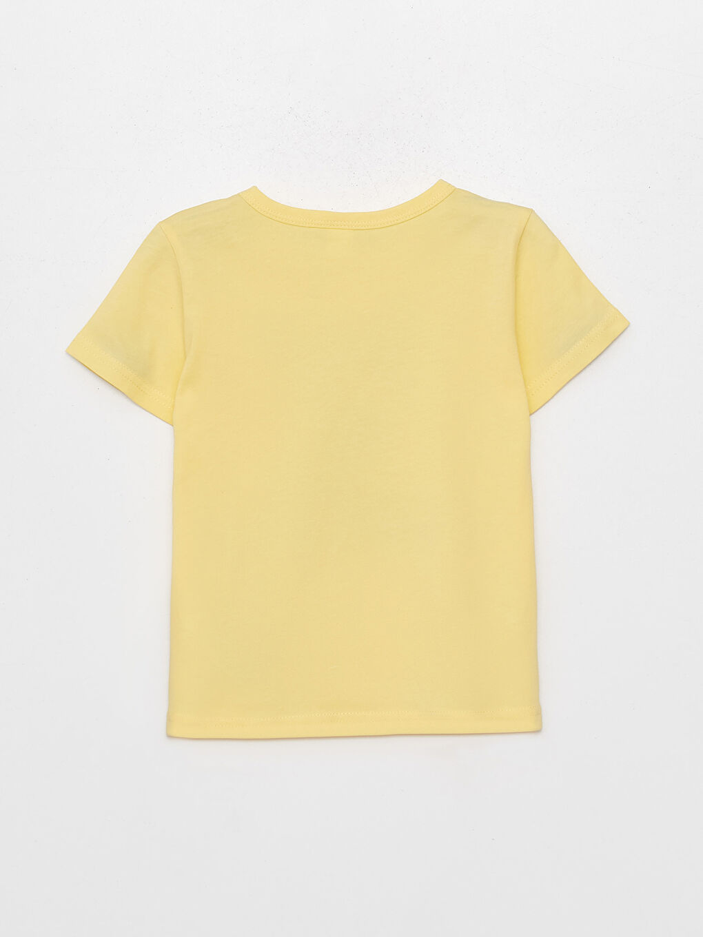 Sarı Bisiklet Yaka Kısa Kollu Erkek Bebek Tişört-4