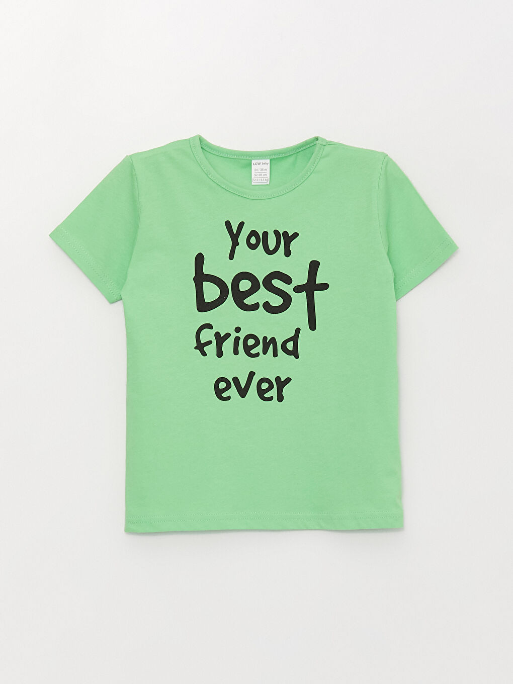 Yeşil Bisiklet Yaka Erkek Bebek Tişört-2