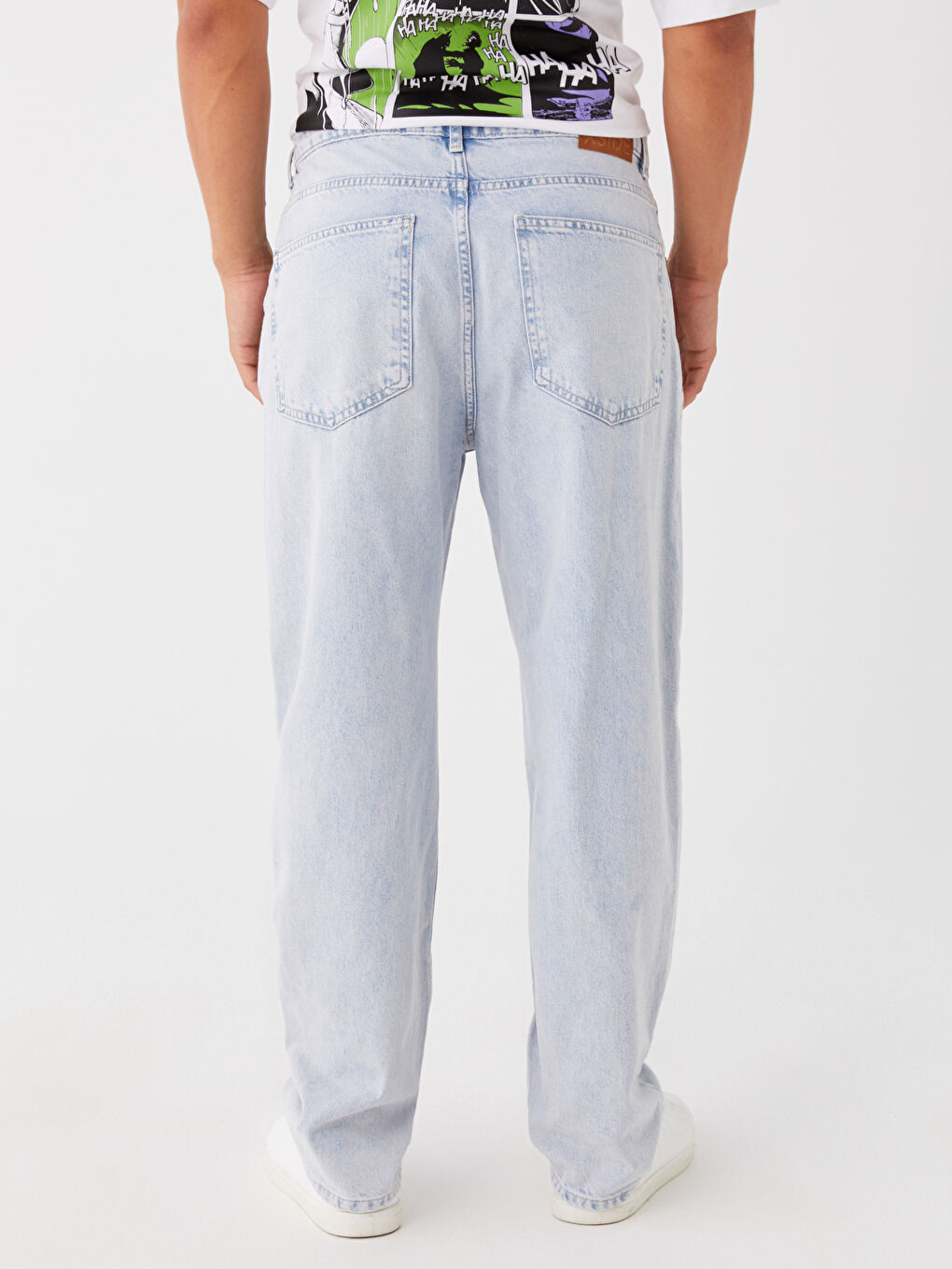 Mavi Loose Fit Erkek Jean Pantolon-4