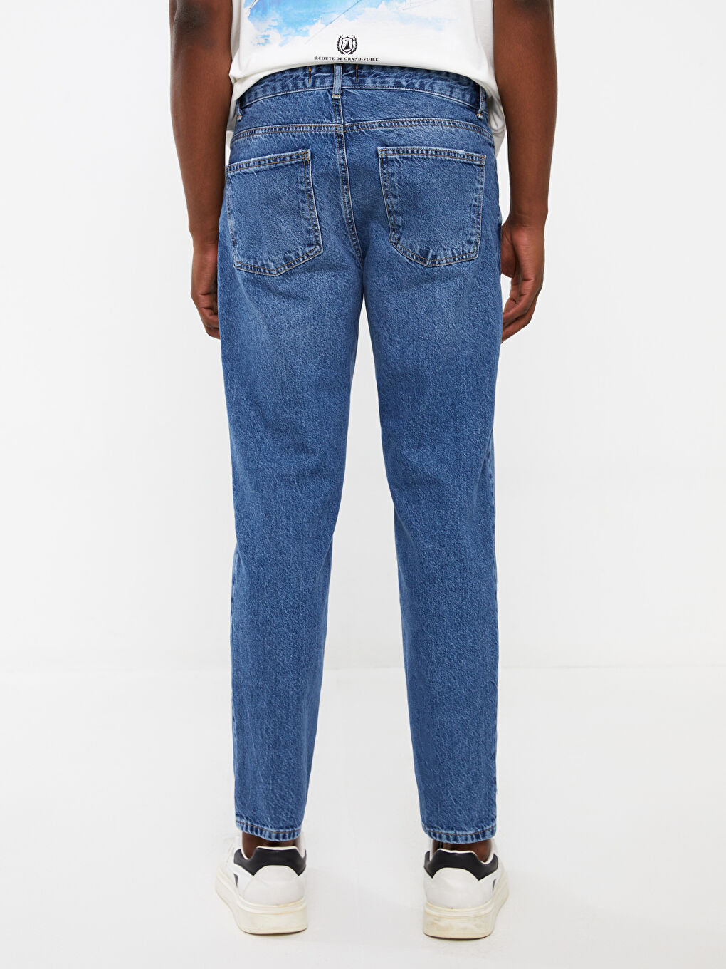 بنطلون جينز رجالي 750 سليم فيت-3