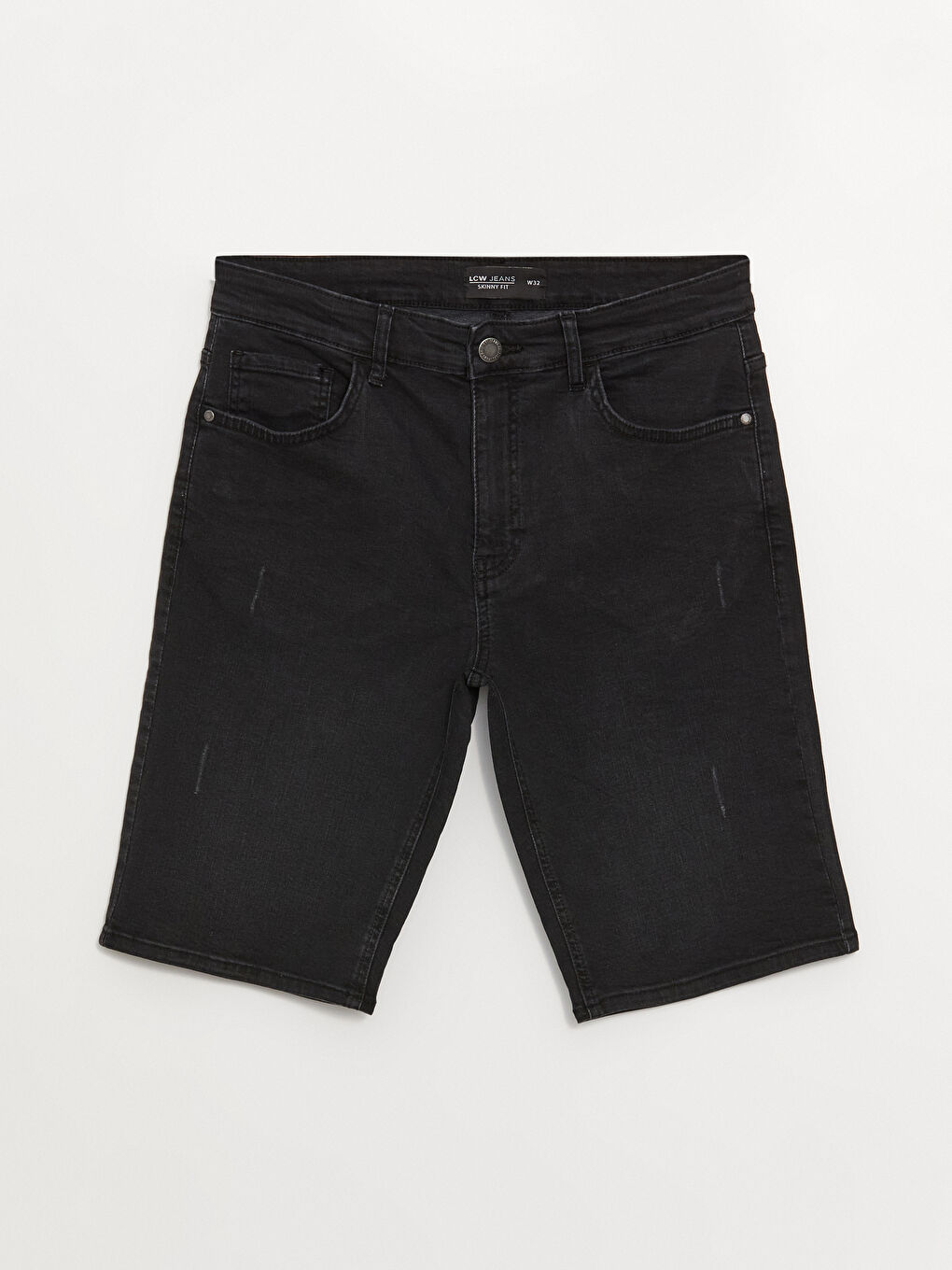 Short en Jean Super Moulant pour Hommes-5