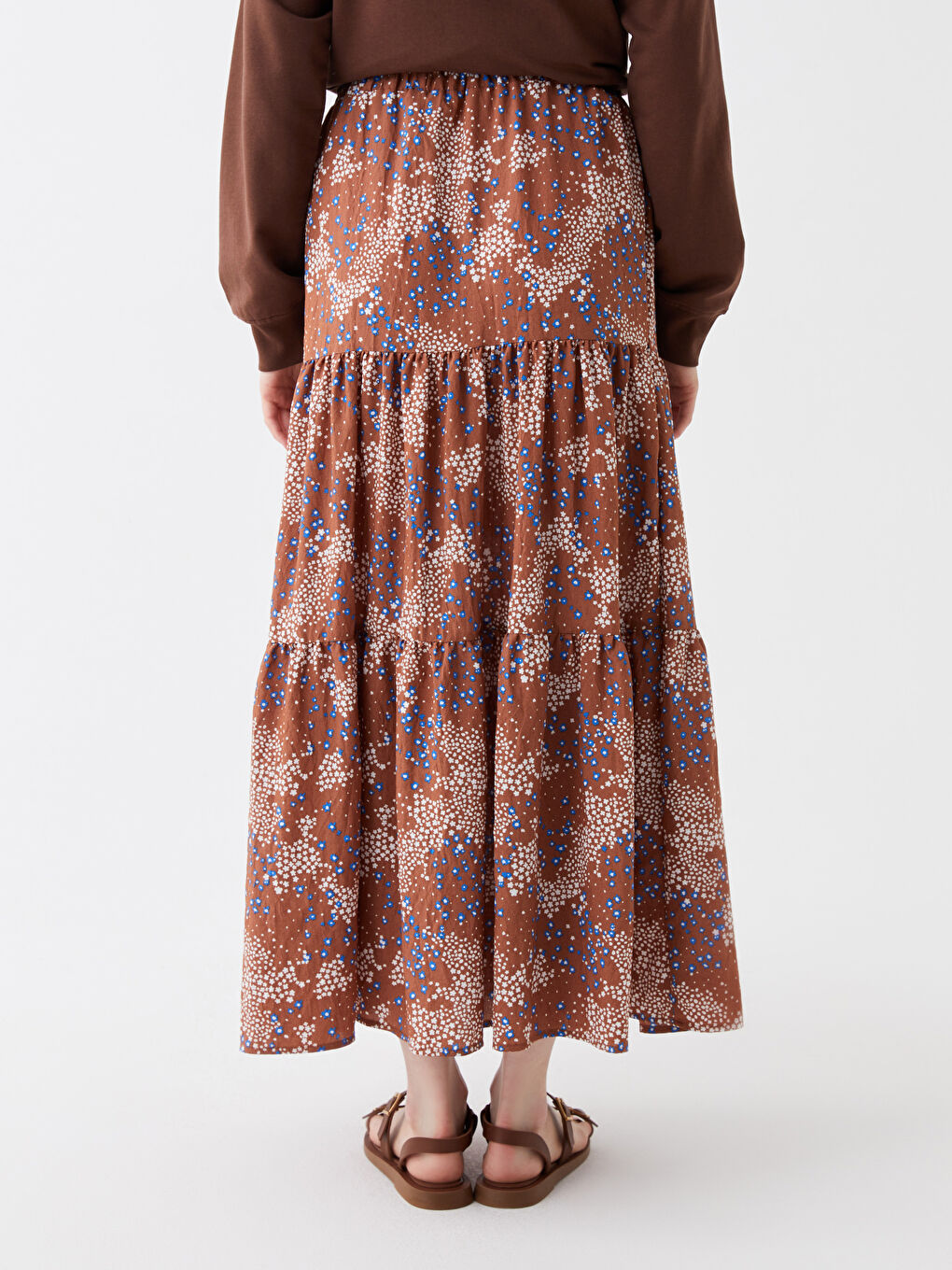 Women Skirt With Elastic Waist Pattern -S3JH95Z8-LQY
