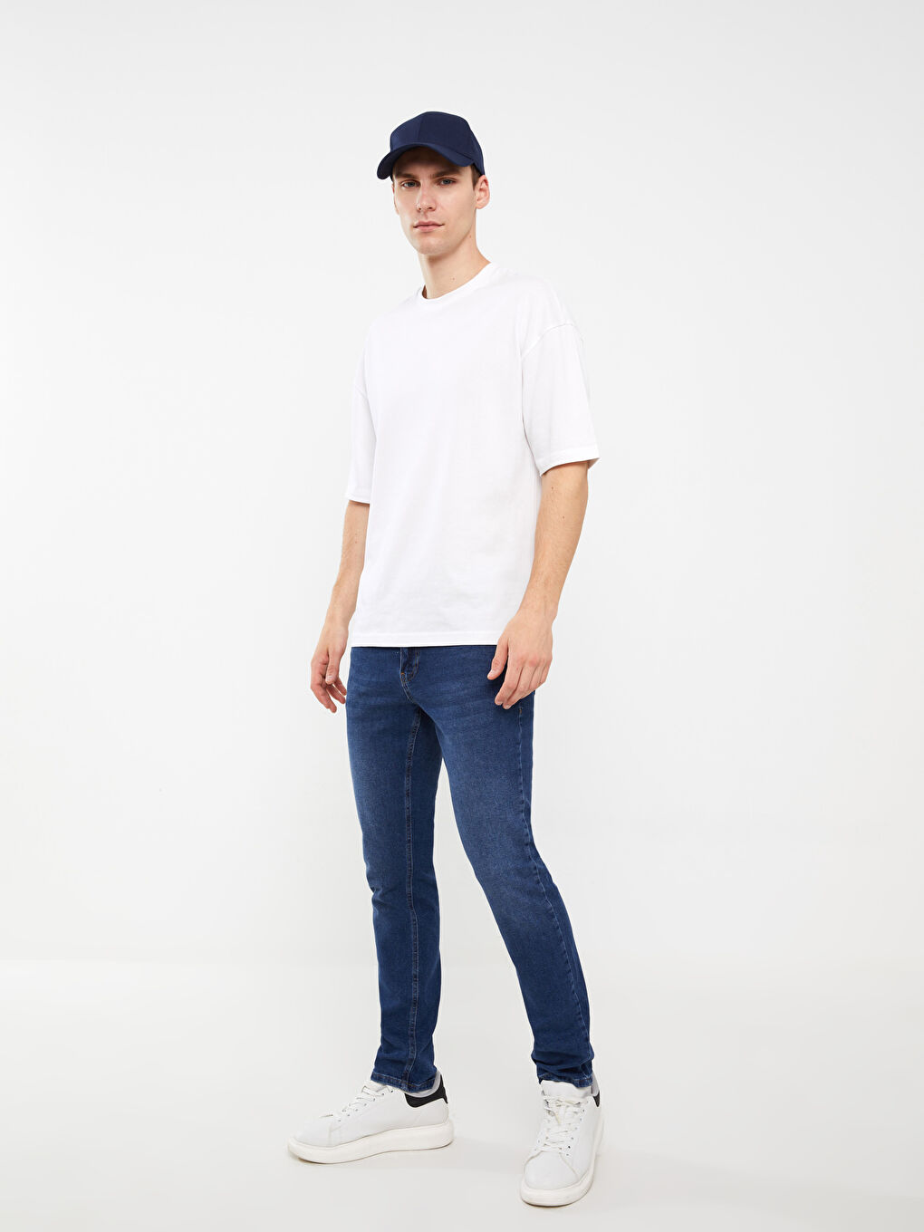 Lacivert Erkek Kep Şapka-2