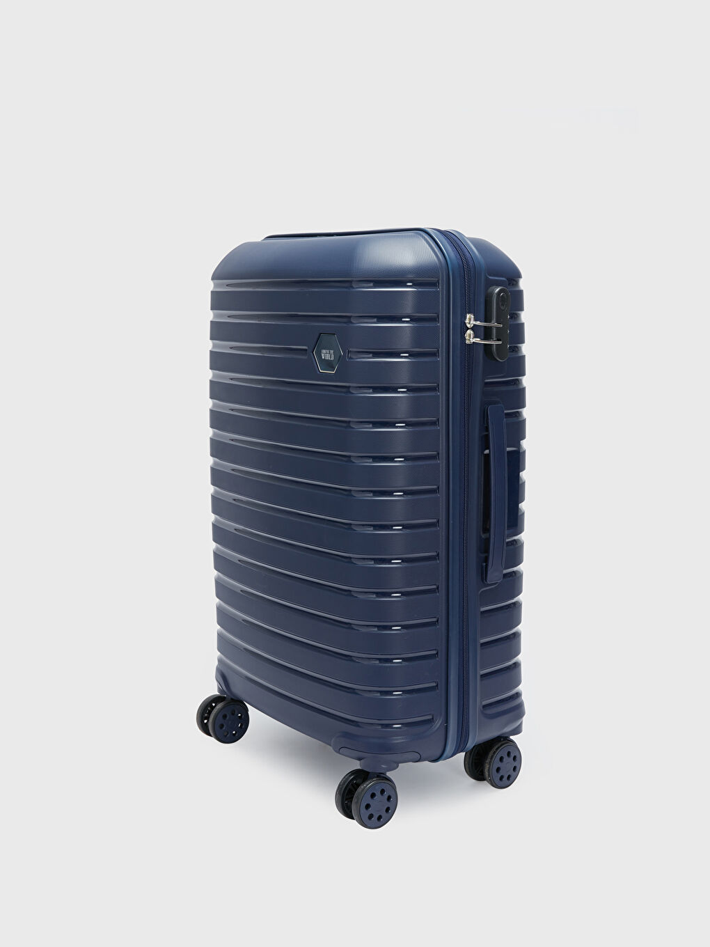 LCW ACCESSORIES Lacivert Kilit Detaylı Orta Boy Valiz - 1