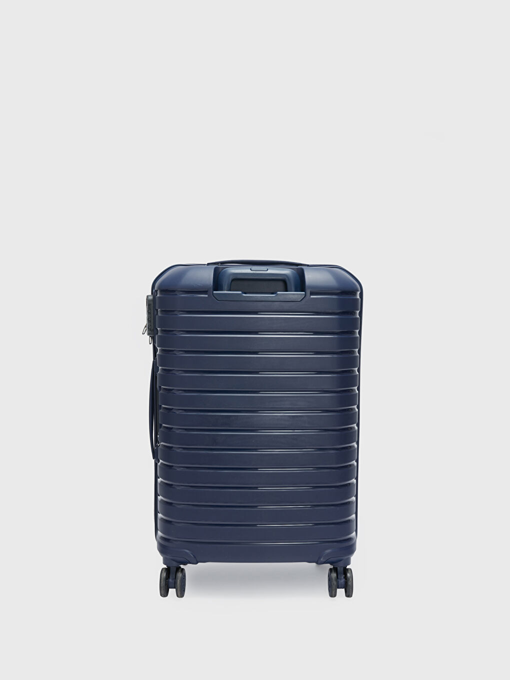 Lacivert Kilit Detaylı Küçük Boy Valiz-2