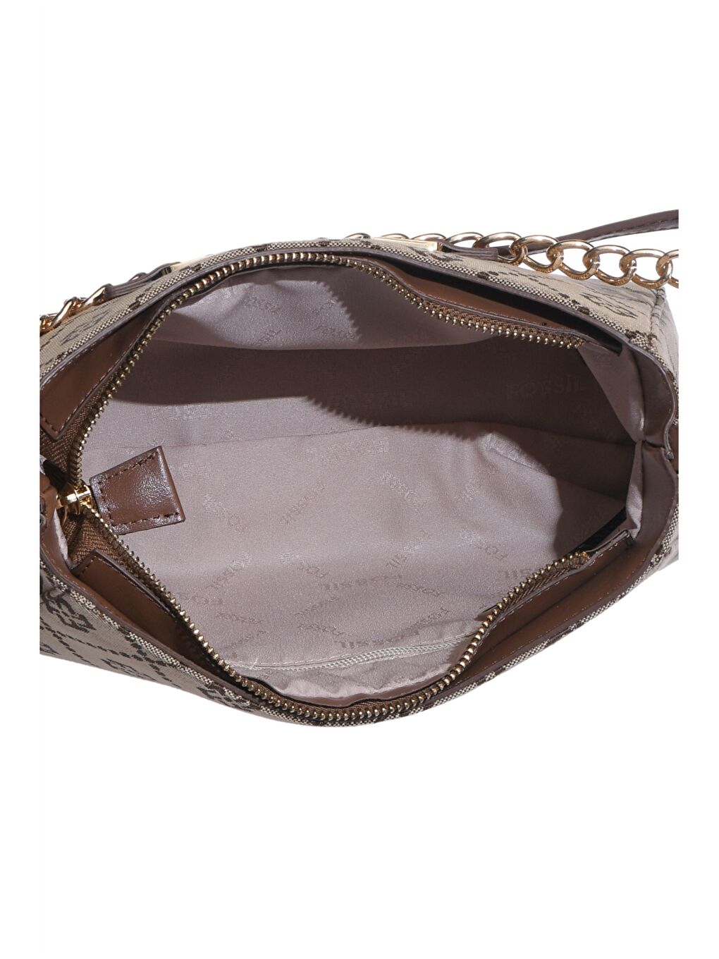 Kahverengi Desenli Ayarlanabilir Askılı Kadın Omuz Çantası-3