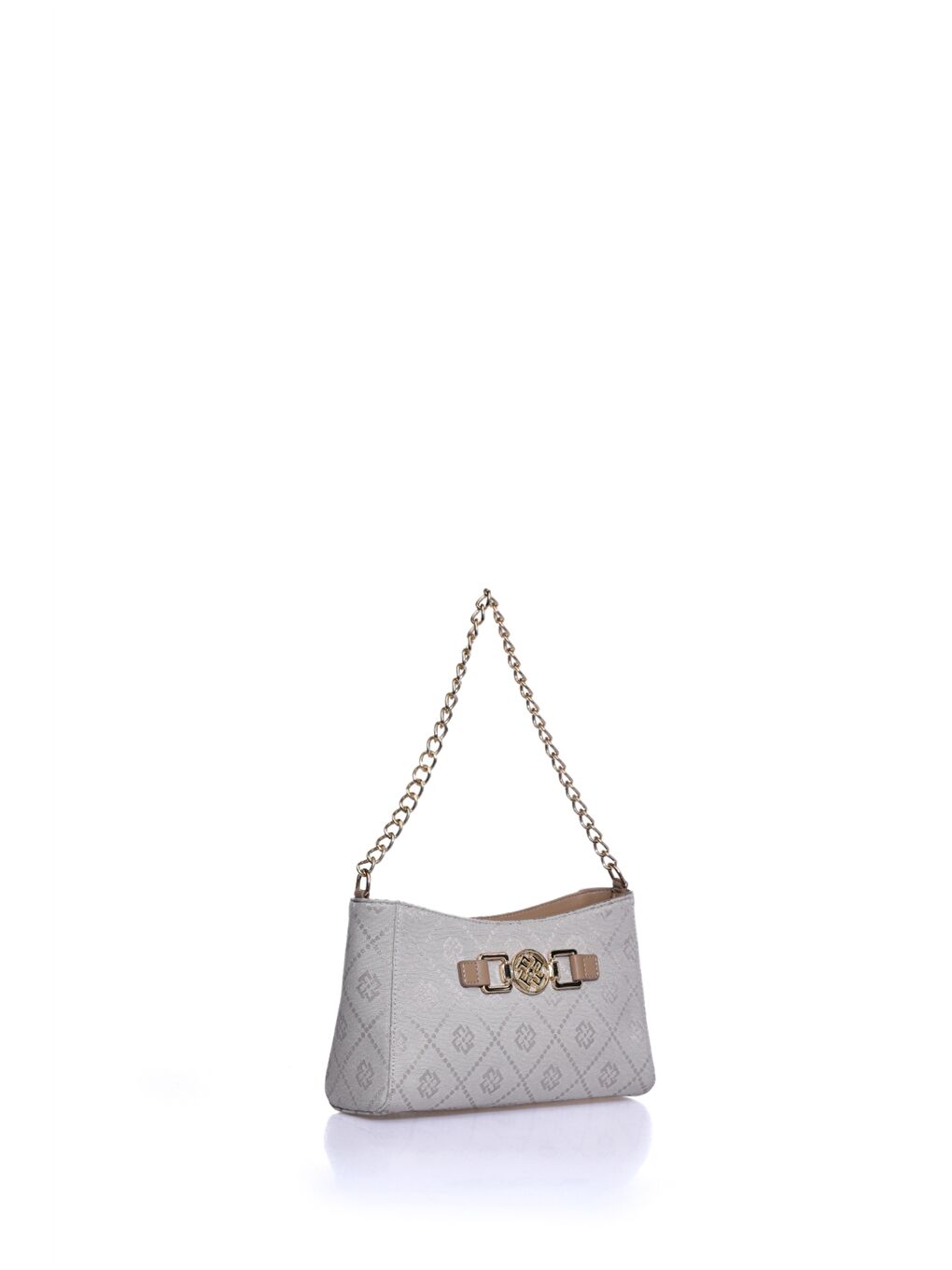 Bej Desenli Ayarlanabilir Askılı Kadın Omuz Çantası-1