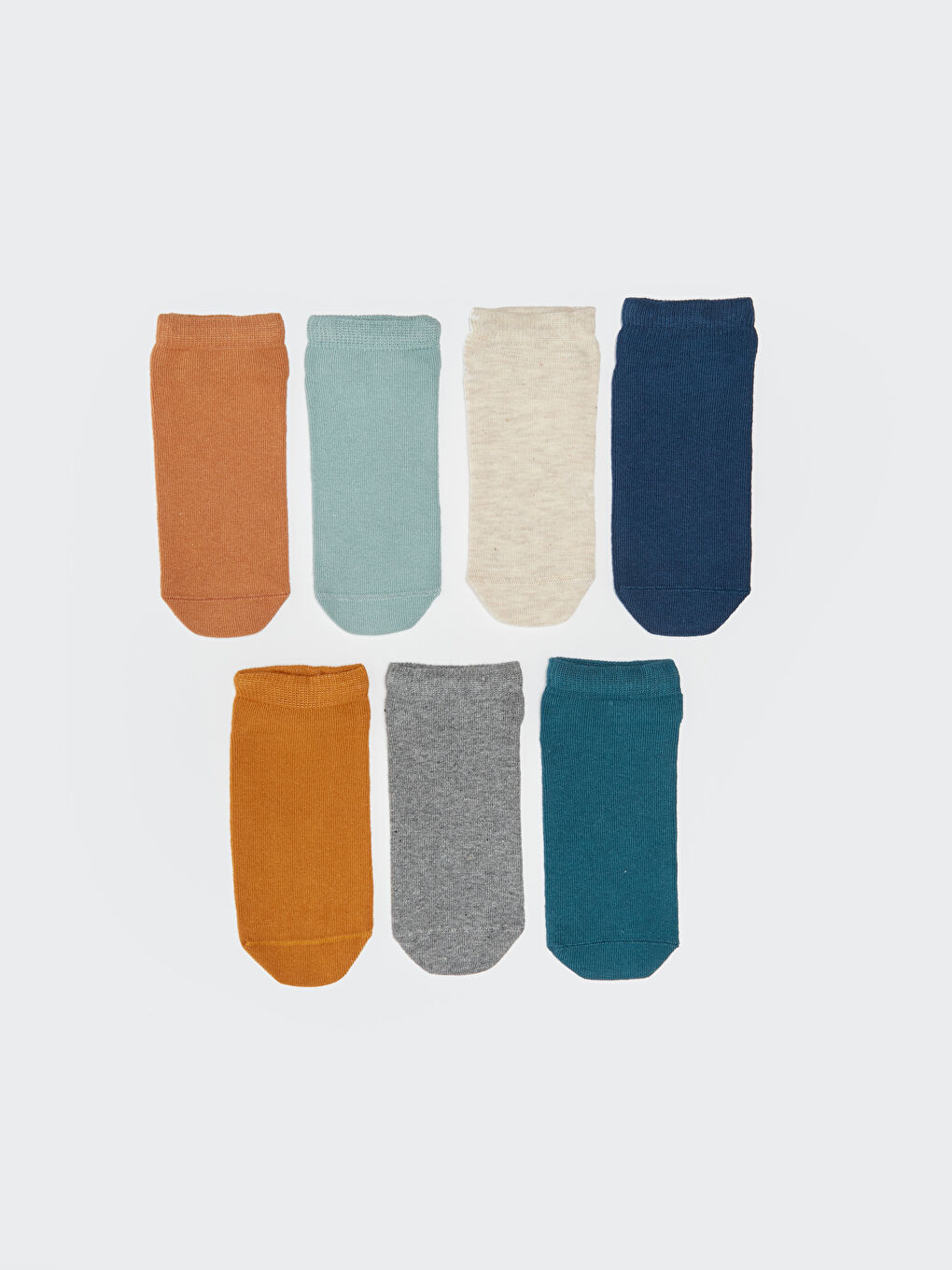 Basic Boys' Trainer Socks 7 Pack