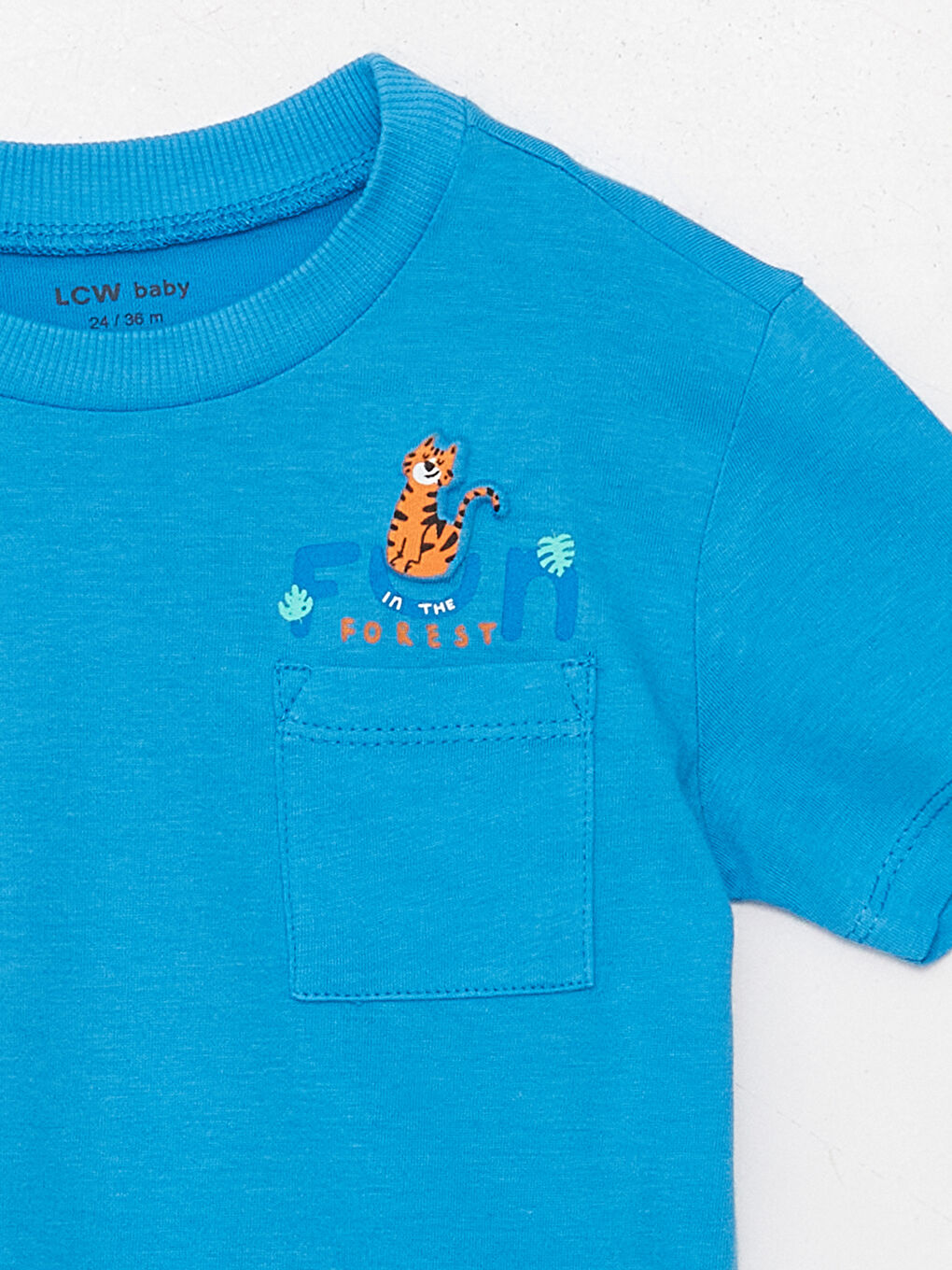 Crew Neck Printed Baby Boys' T-Shirt-2