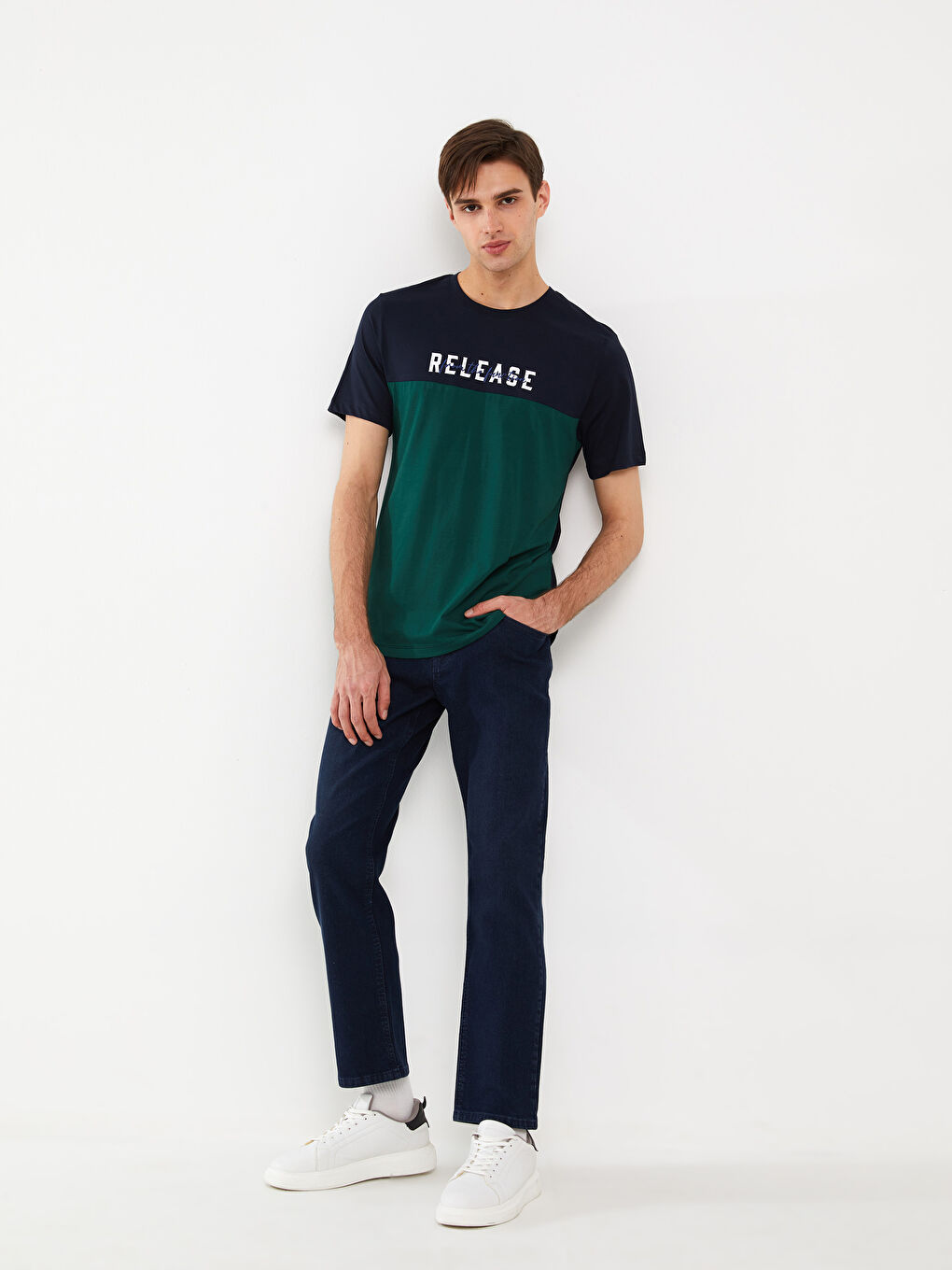 İndigo 790 Rahat Kalıp Erkek Jean Pantolon-1