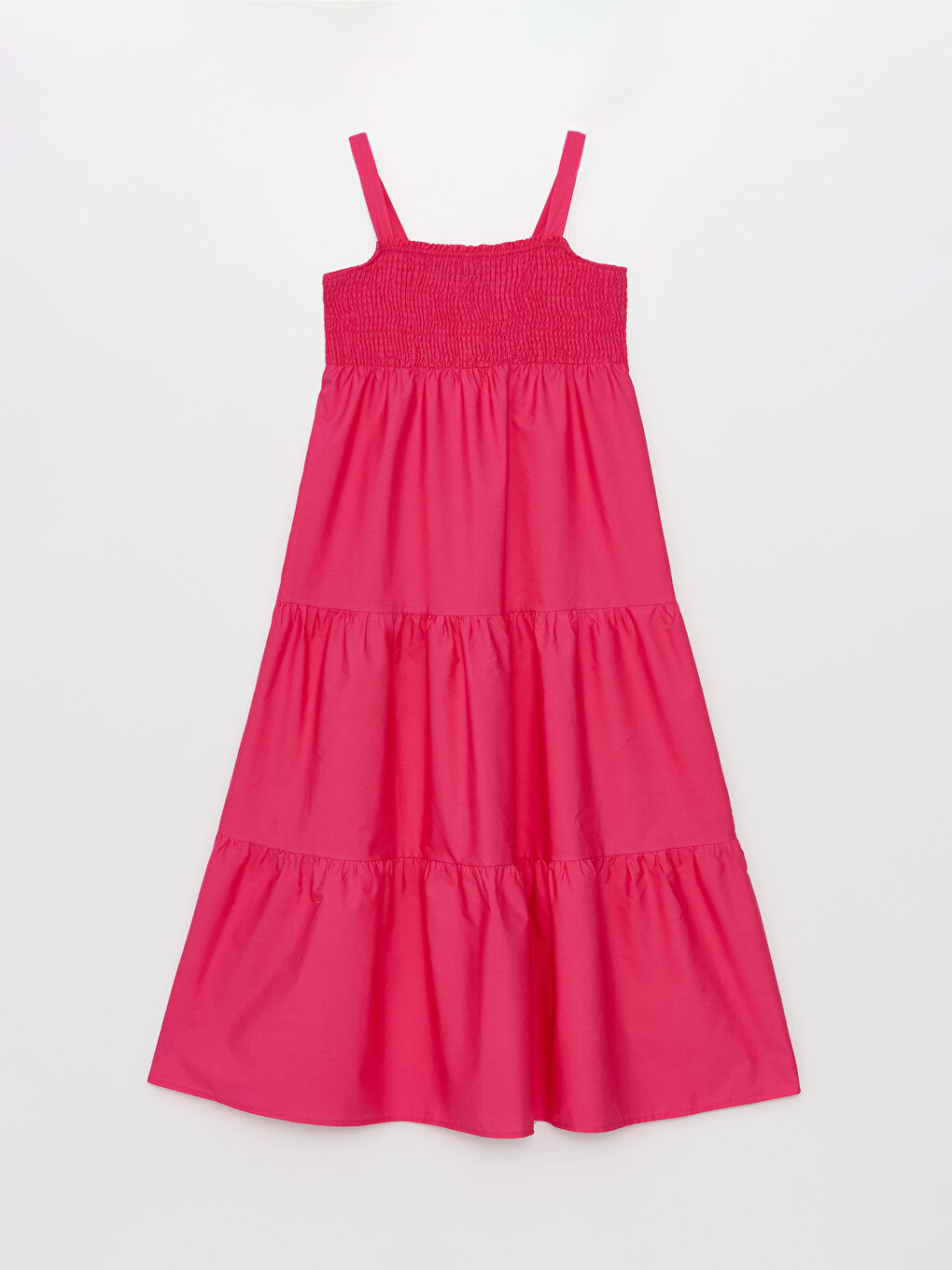 Square Neck Plain Poplin Women's Dress Mother-Daughter Set -S3JJ06Z8-H4K