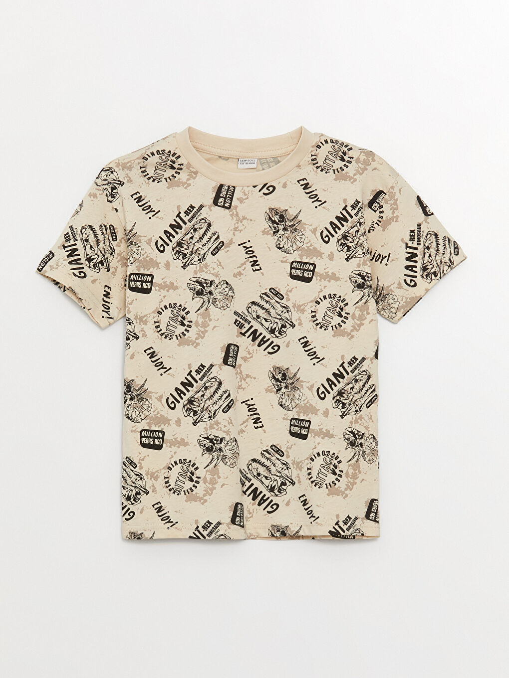 LCW Kids Oversize Crew Neck Boys' T-Shirt -S3JJ19Z4-LQB
