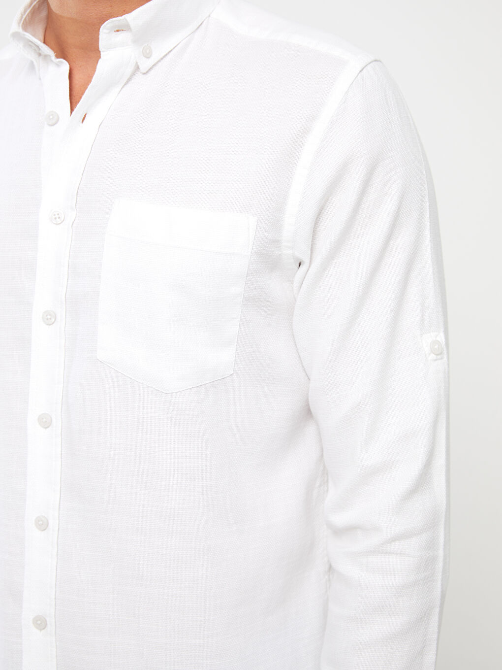 Regular Fit Long Sleeve Men's Shirt-3