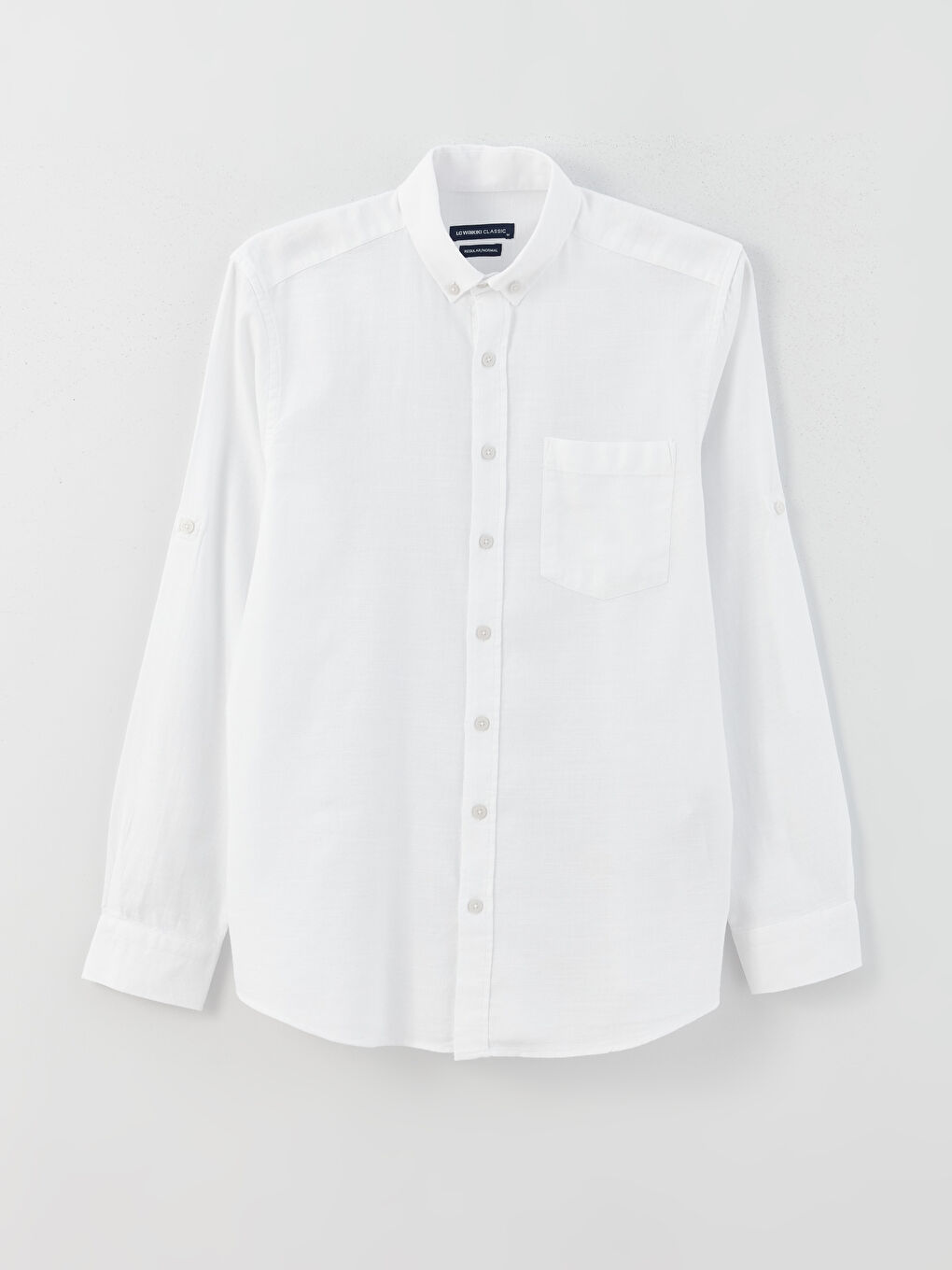 Regular Fit Long Sleeve Men's Shirt-5