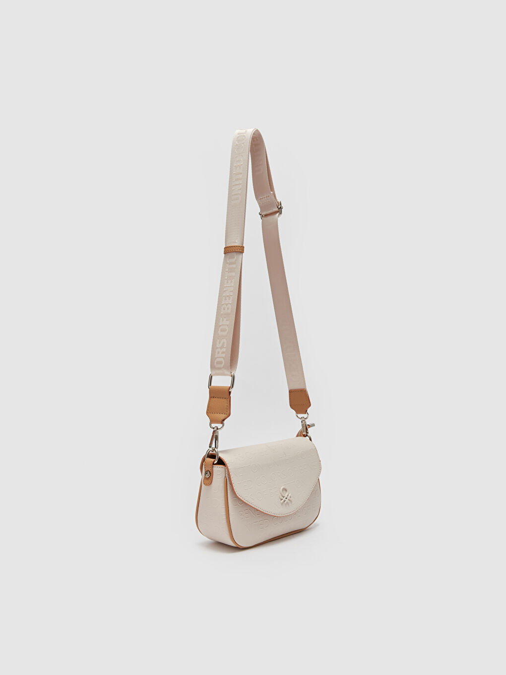 Bej Deri Görünümlü Kadın Çanta-3