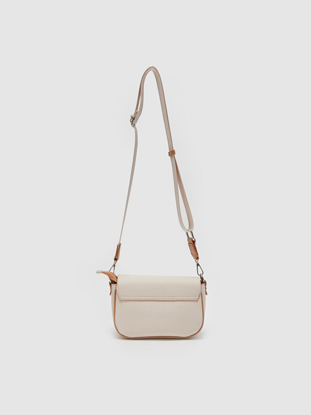 Bej Deri Görünümlü Kadın Çanta-4