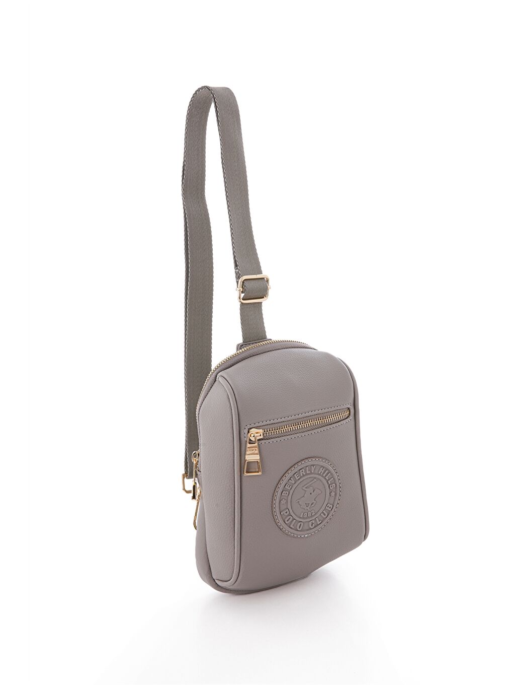 Kahverengi Deri Görünümlü Baskılı Kadın Göğüs Çantası-2