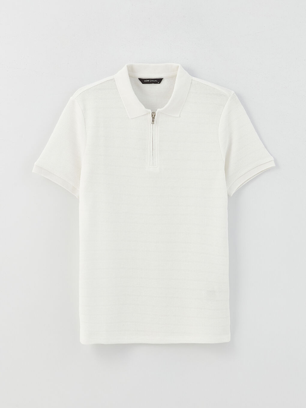 Polo Neck Short Sleeve Men's T-Shirt-5