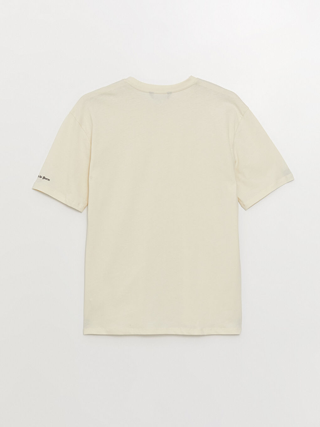 Crew Neck Short Sleeve Printed Combed Cotton Men's T-shirt-6