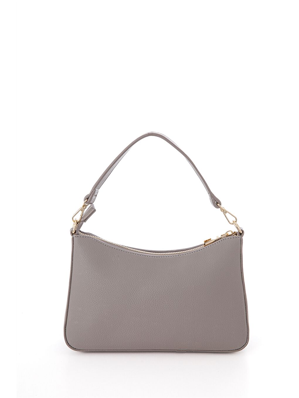 Kahverengi Deri Görünümlü Baskılı Kadın Omuz Çantası-3