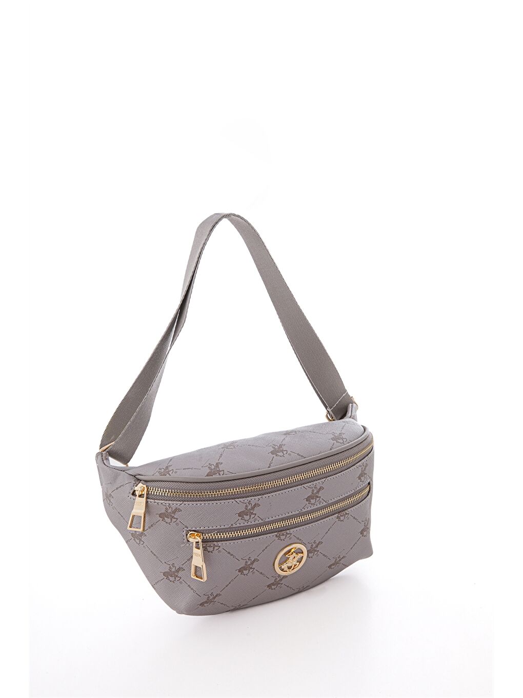 Kahverengi Deri Görünümlü Baskılı Kadın Göğüs Çantası-3