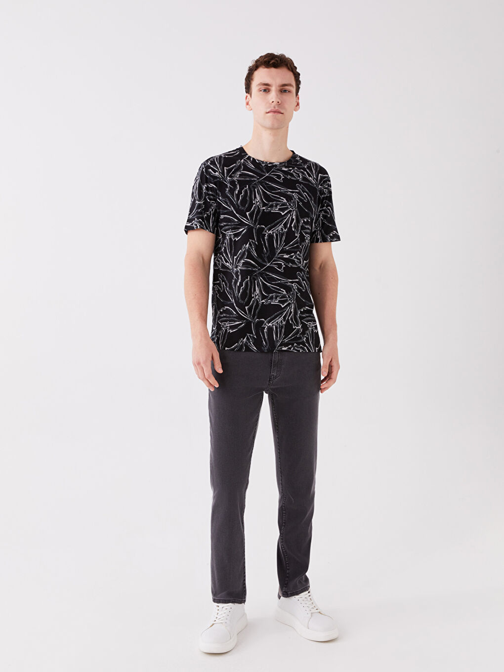 Gri 779 Regular Fit Erkek Jean Pantolon-1