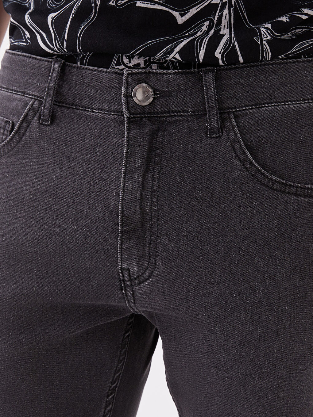 Gri 779 Regular Fit Erkek Jean Pantolon-2