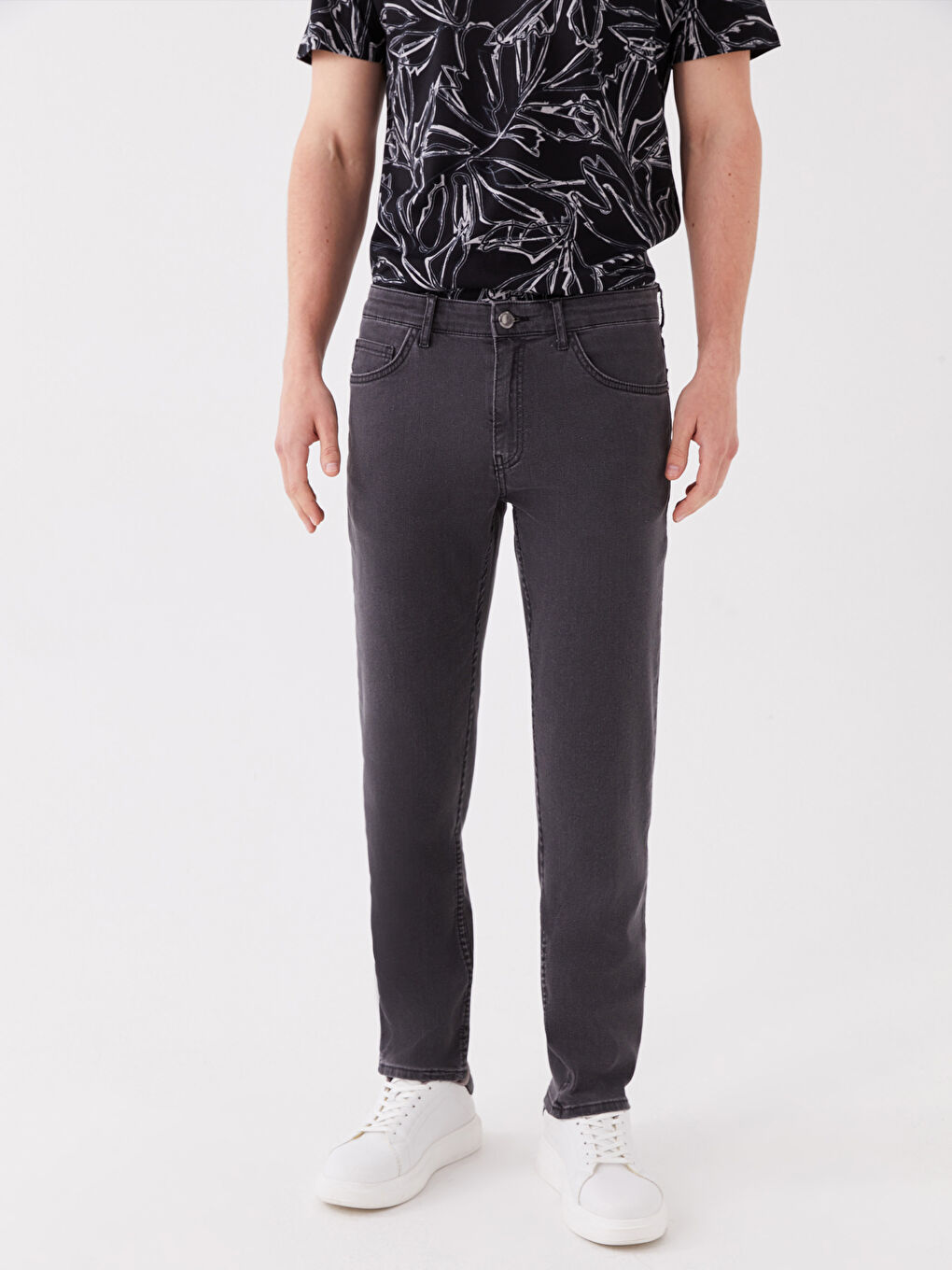 Gri 779 Regular Fit Erkek Jean Pantolon-3