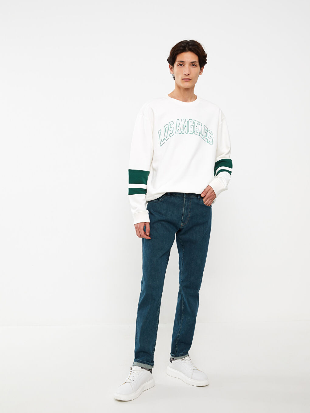 ерлерге арналған 779 стандартты пішім джинс шалбар