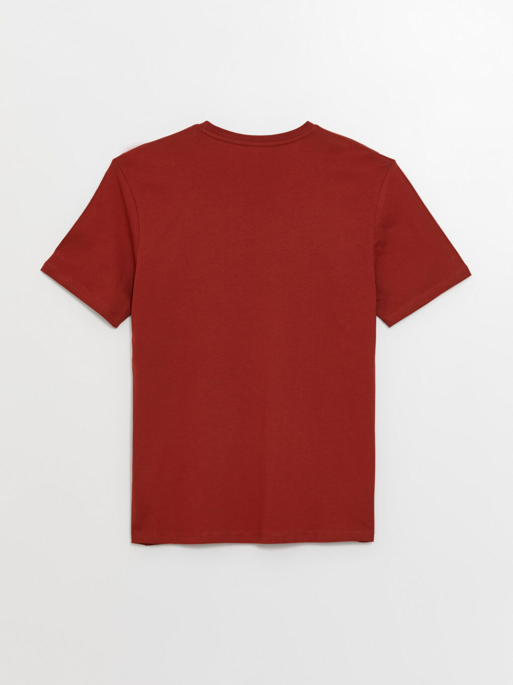 Crew Neck Short Sleeve Printed Combed Cotton Men's T-shirt-6