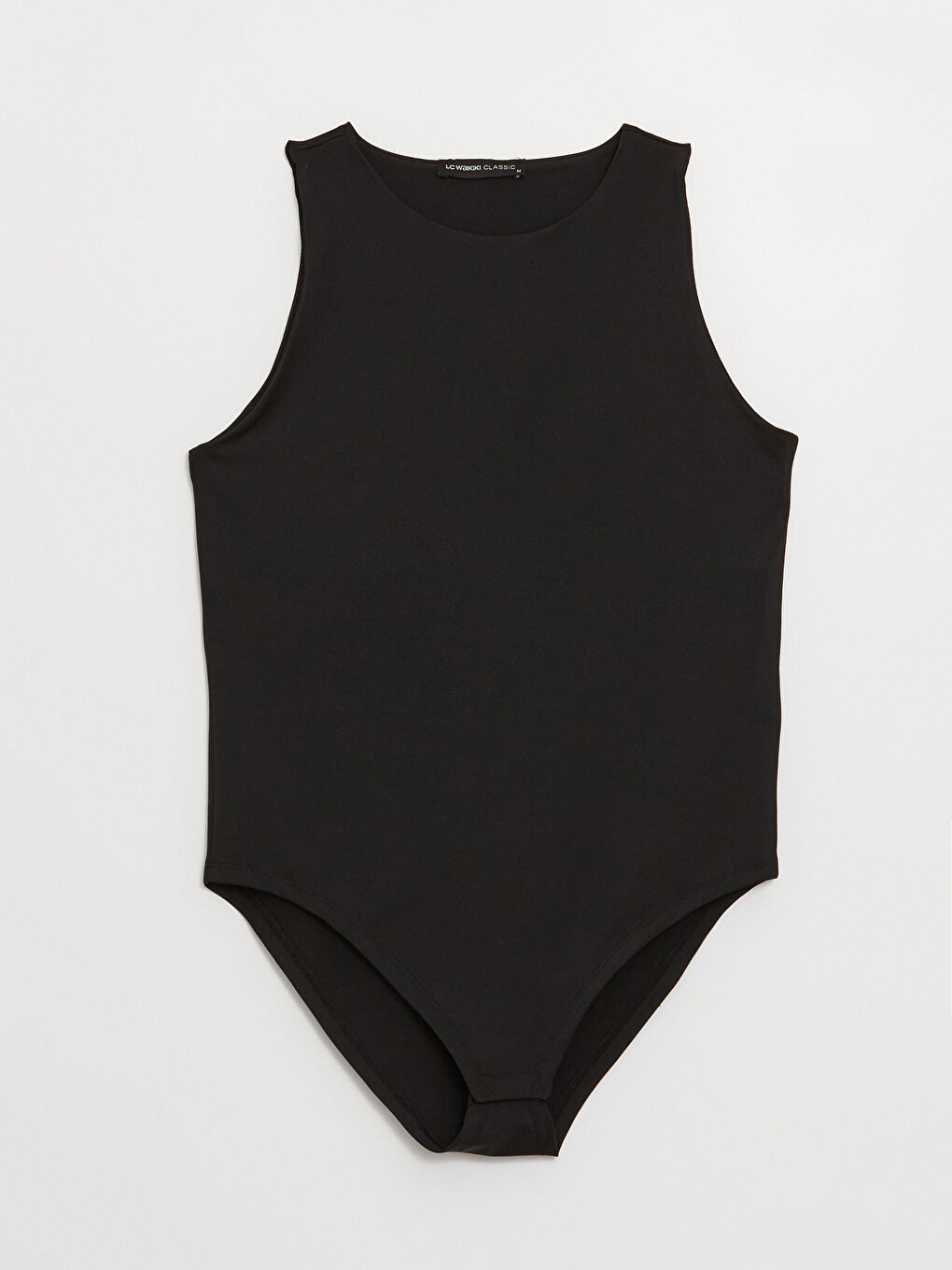 LC Waikiki Women's Crew Neck Plain Bodysuit -S3JL29Z8-CVL