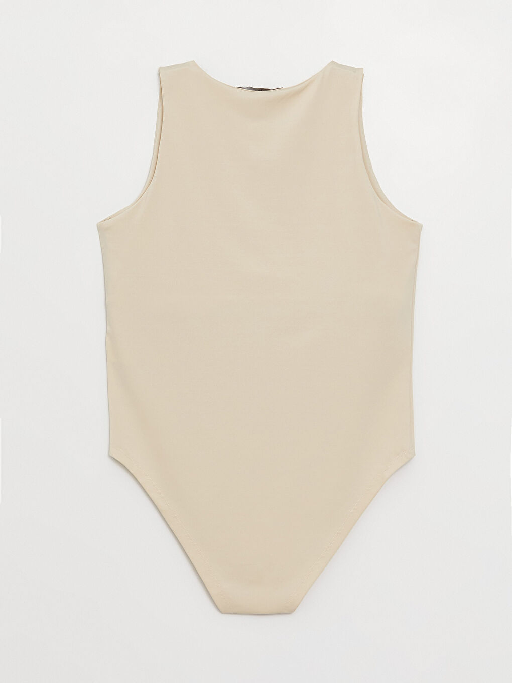 Women's Crew Neck Plain Bodysuit-6