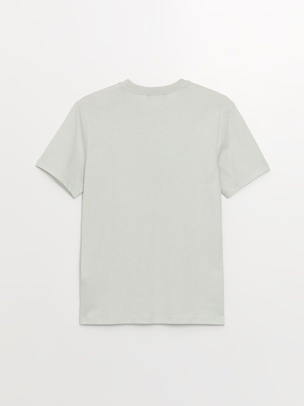 Crew Neck Short Sleeve Printed Combed Cotton Men's T-shirt-6