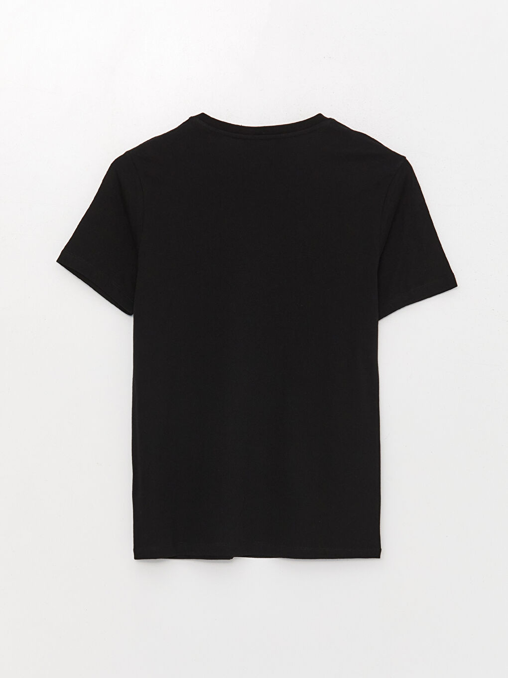 تيشيرت رجالي ياقة دائرية كم قصير مطبوع قطن ممشط-6