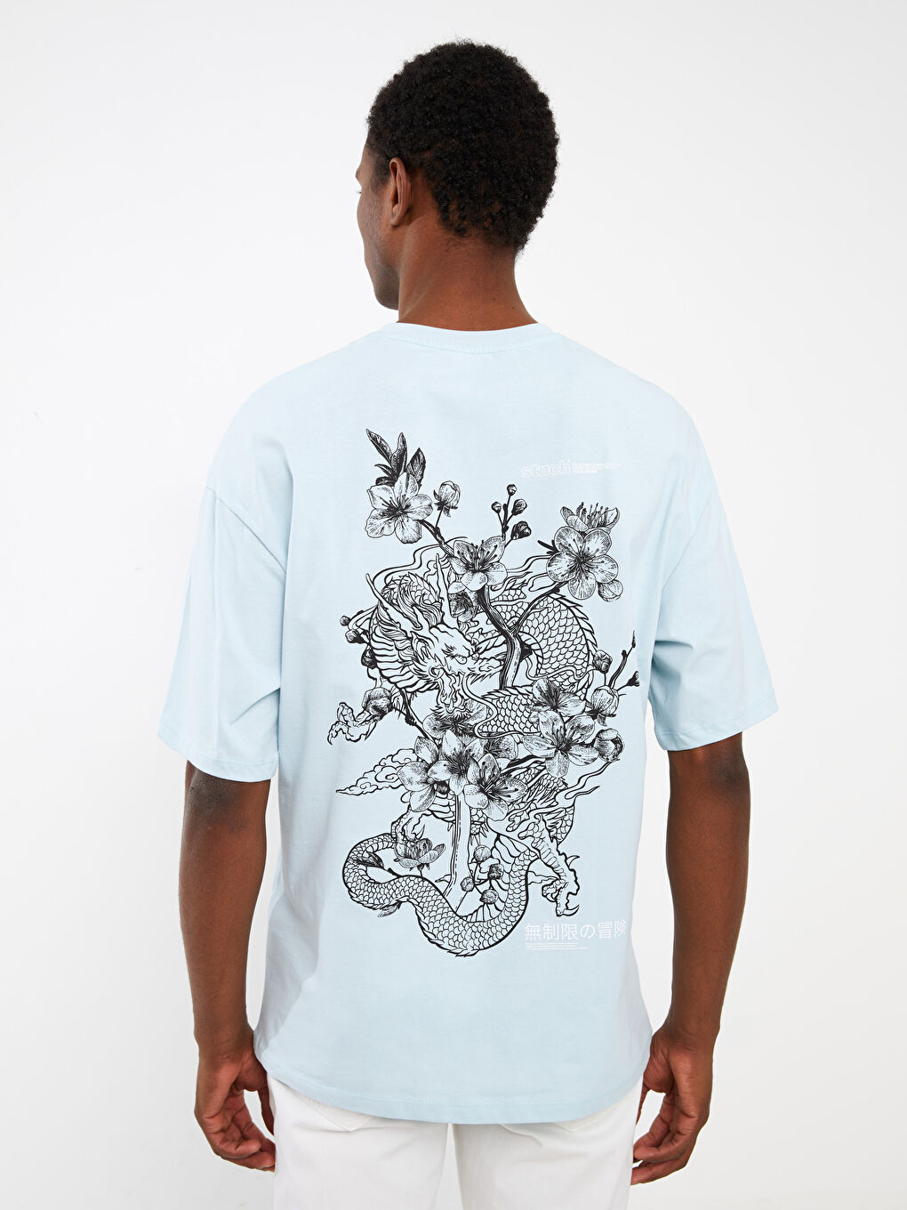 XSIDE Crew Neck Short Sleeve Printed Combed Cotton Men's T