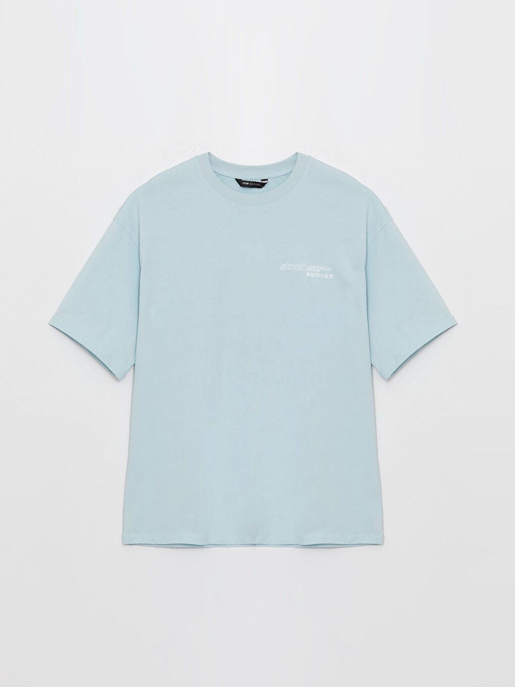 Crew Neck Short Sleeve Printed Combed Cotton Men's T-shirt-6