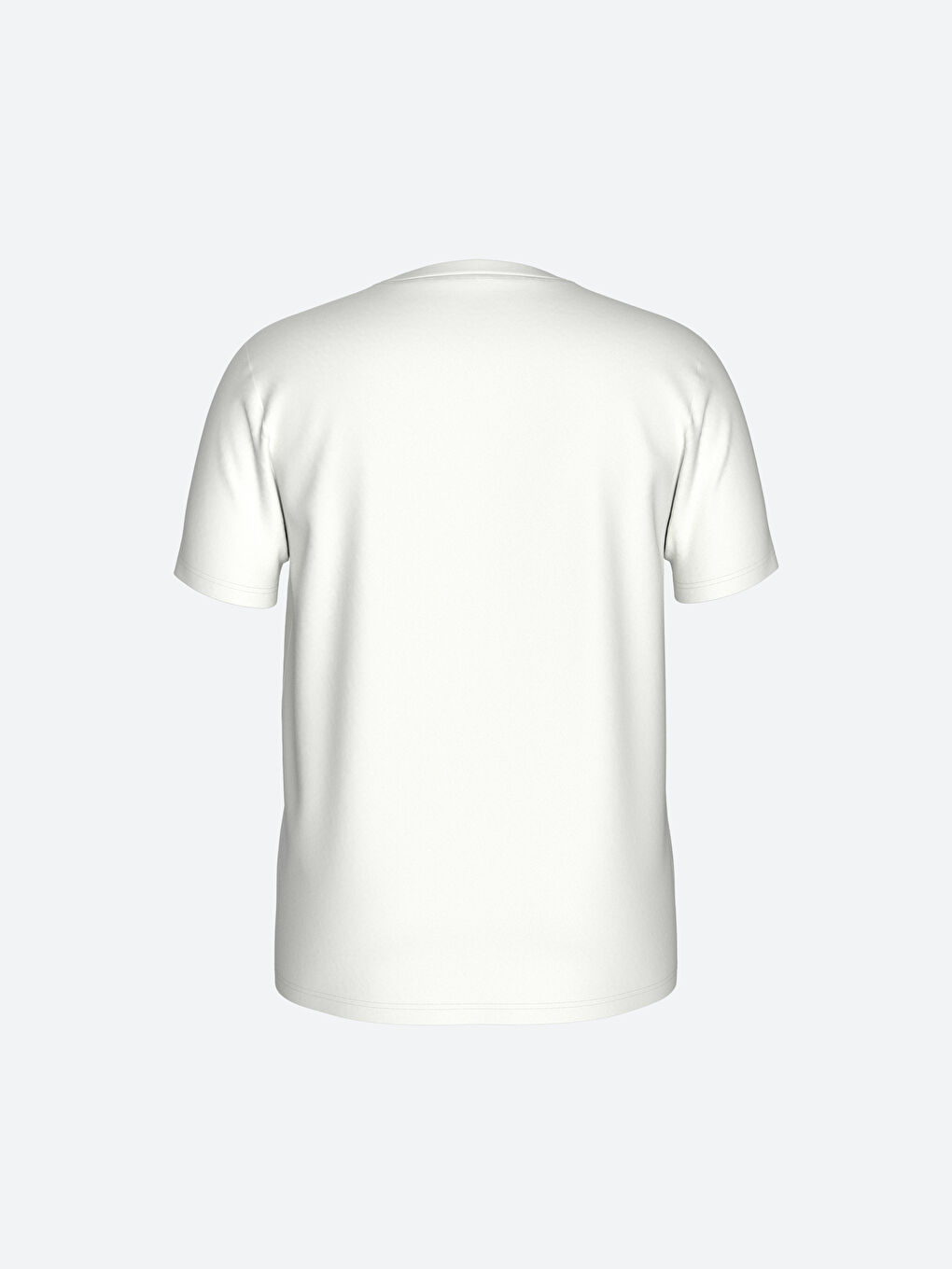 Crew Neck Short Sleeve Printed Combed Cotton Men's T-shirt-1