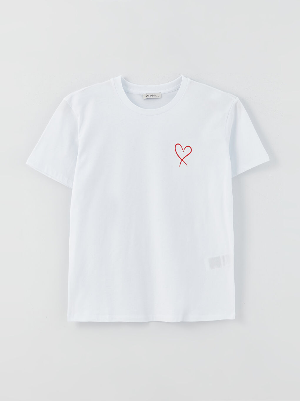 Crew Neck Printed Short Sleeve Women's T-Shirt-5