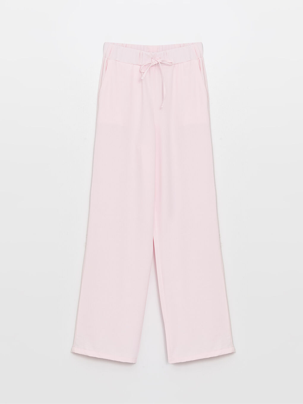 Pantaloni Dama Croiala Dreapta Cu Buzunare Si Talie Elastica Confortabili Cu Detalii-5