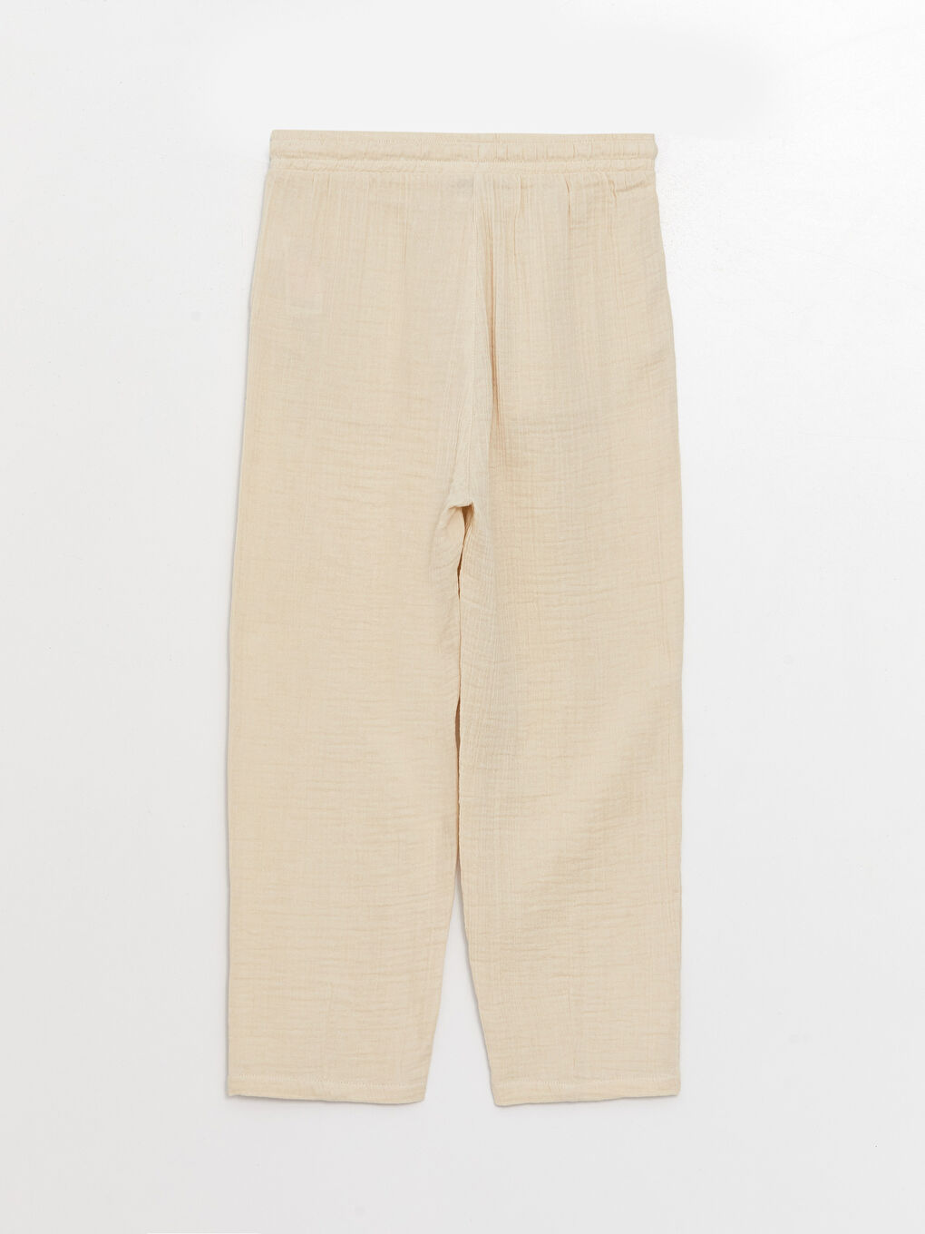 XSIDE Elasticated Waist Carrot Fit Muslin Women's Trousers -S3JN52Z8-VCV