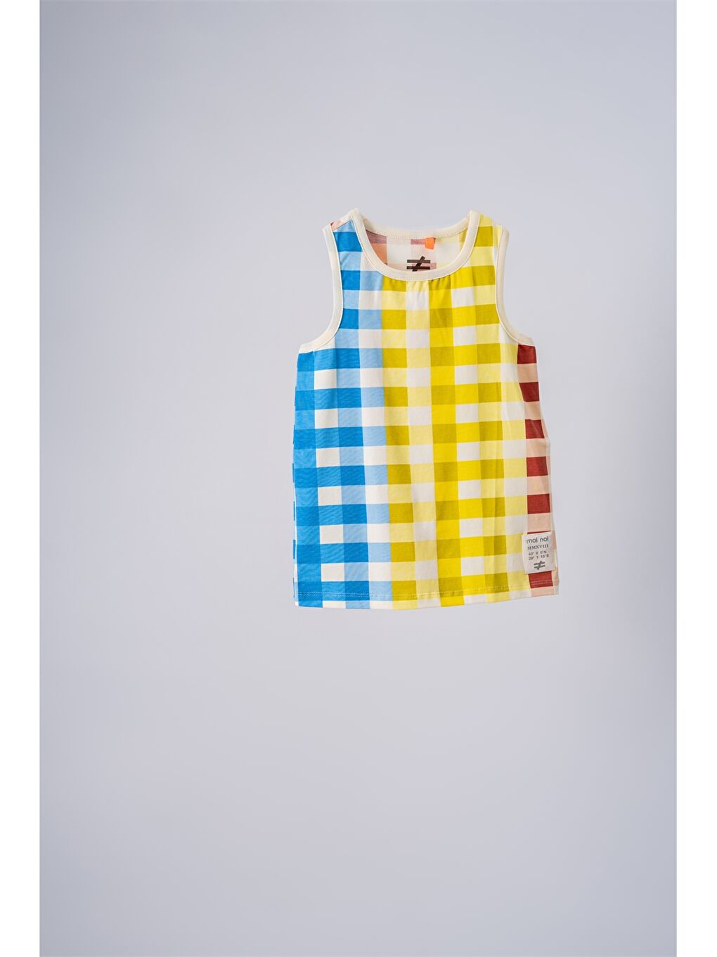 Karışık Bisiklet Yaka Desenli Unisex Çocuk Atlet