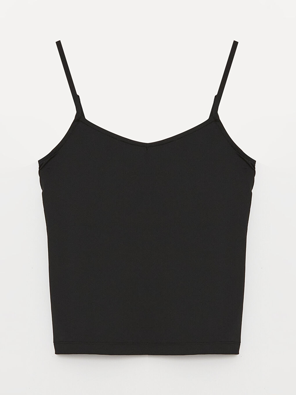 LCW Vision U Neck Plain Strappy Women's Tank Top -S3JO59Z8-CVL