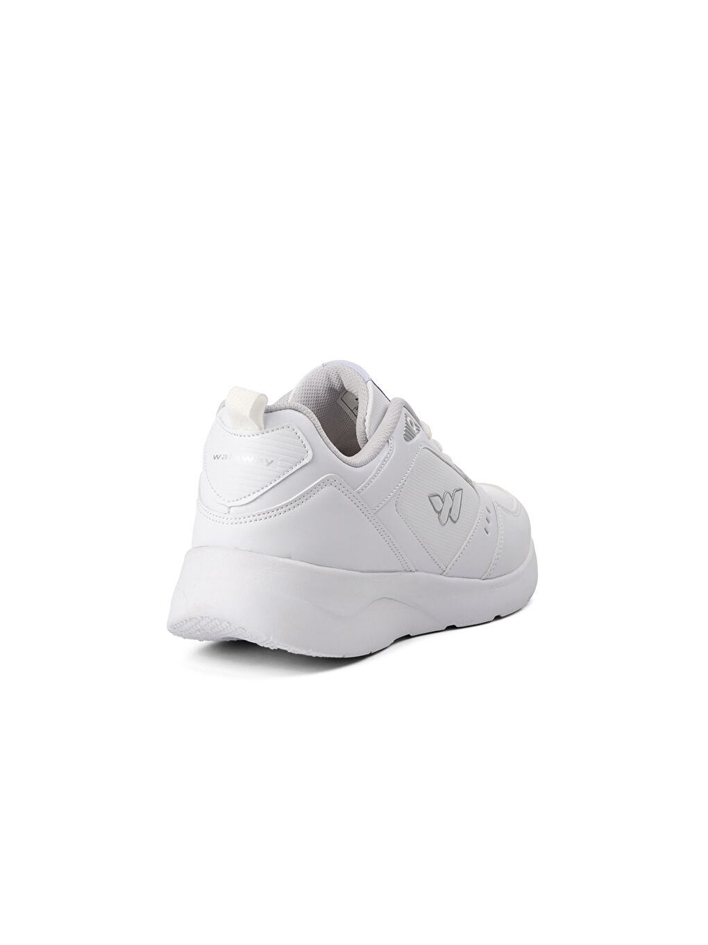 Beyaz Bağcıklı Erkek Spor Ayakkabı-3